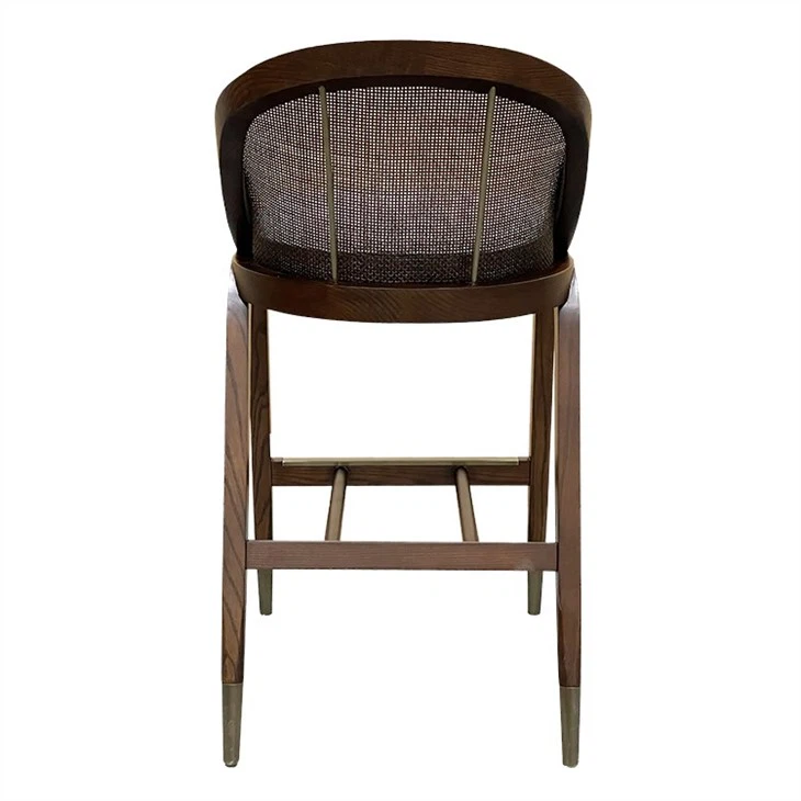 Entry Lux Solid Wood Rattan Dining Chair